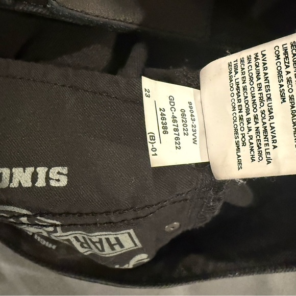 Harley-Davidson High Rise  Womens  Bootcut Black Jeans Size 32. - Picture 9 of 9